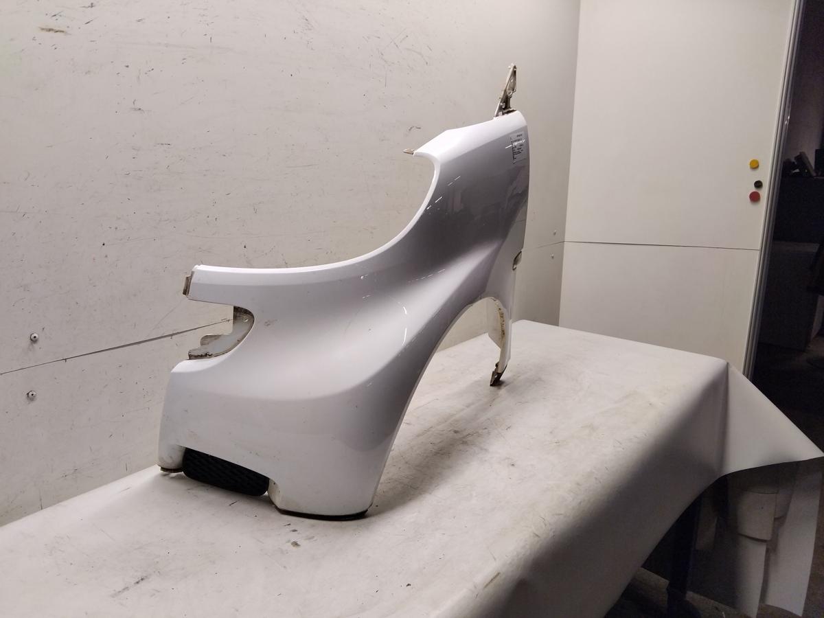 Smart Fortwo Coupe 451 original Kotfl&uuml;gel vorn links weiss BJ2009