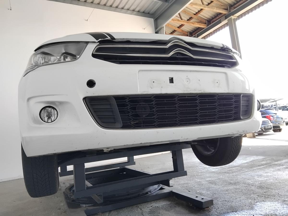 Citroen C-Elysee original Stossf&auml;nger Sto&szlig;stange vorn EWP weiss banquise BJ2015