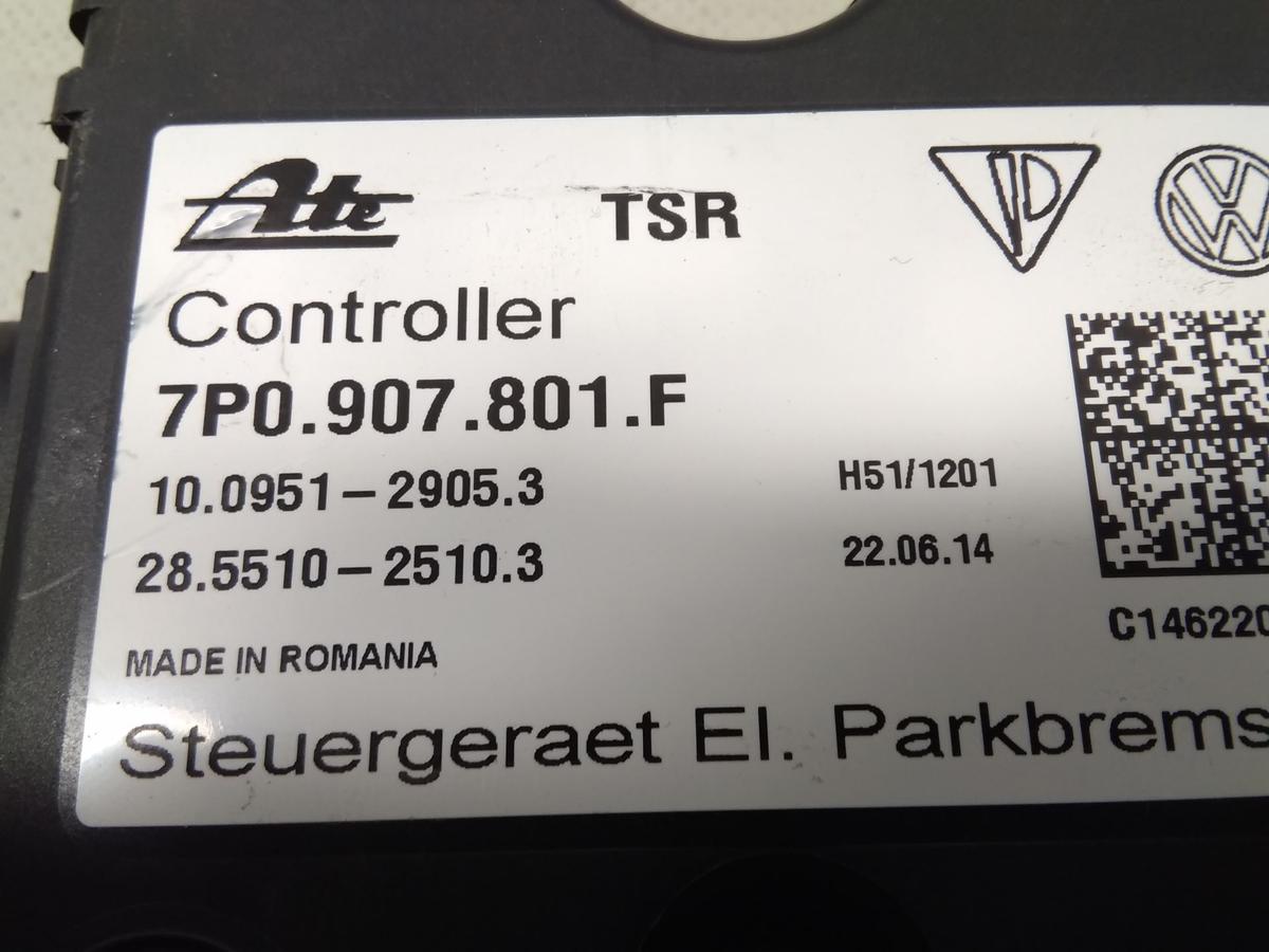 VW Touareg 2 7P Steuerger&auml;t Parkbremse Feststellbremse 7P0907801F Bj.2015