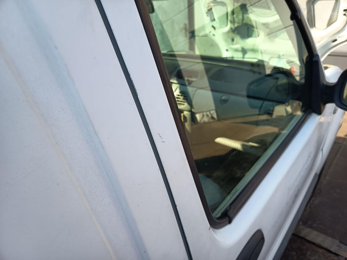 Renault Kangoo KC original T&uuml;r vorn rechts Beifahrer 389 Gletscherwei&szlig; Bj 2008