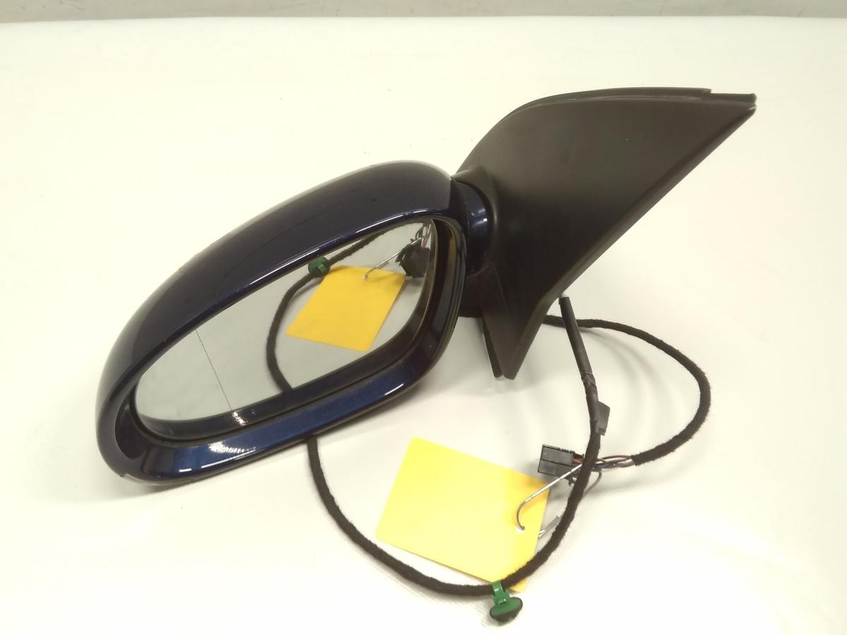 VW Golf 5 1K orig. Au&szlig;enspiegel links elektrisch beheizt BJ2008 LD5Q Shadow Blue