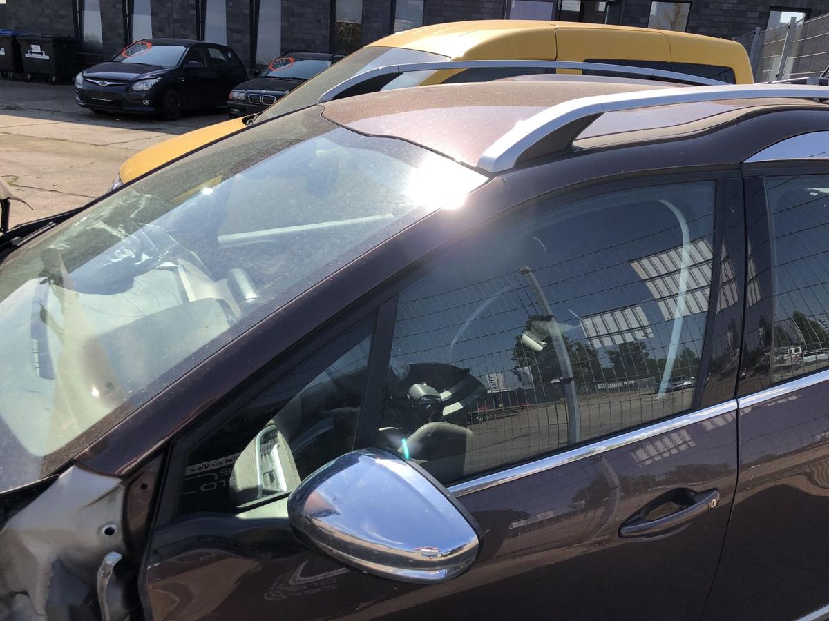 Peugeot 2008 I CU Tür vorn links Fahrertür im Rohbau ETV Braun Makaha Schaden