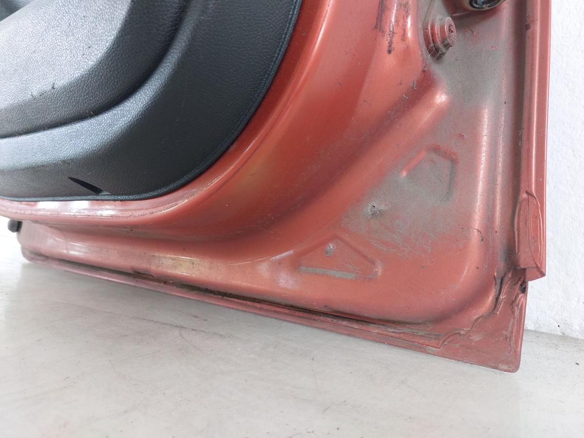 Skoda Fabia 5J T&uuml;r hinten links Fondt&uuml;r Rohbau LF3H Tangerine Orange 06-14 5trg