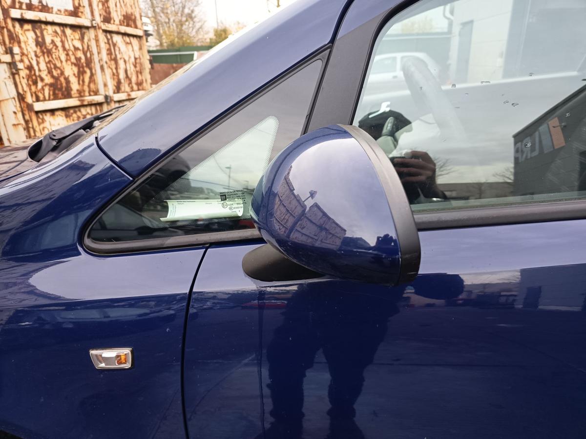 Opel Corsa D orig elektrisch verstellbarer Spiegel links Z20Z Blau Bj 2012