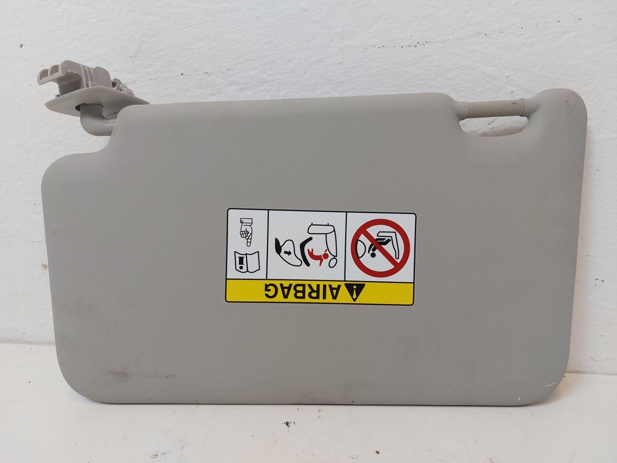 Nissan Micra K14 Sonnenblende vorn rechts Beifahrerseite mit Spiegel