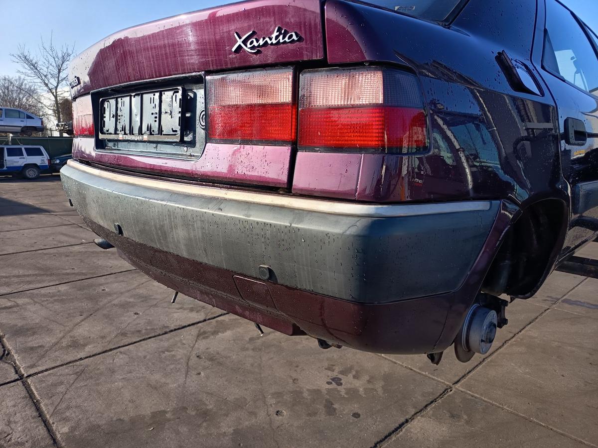 Citroen Xantia X1 Limo original Sto&szlig;stange F&auml;nger hinten KJN Impulsionrot Bj1996