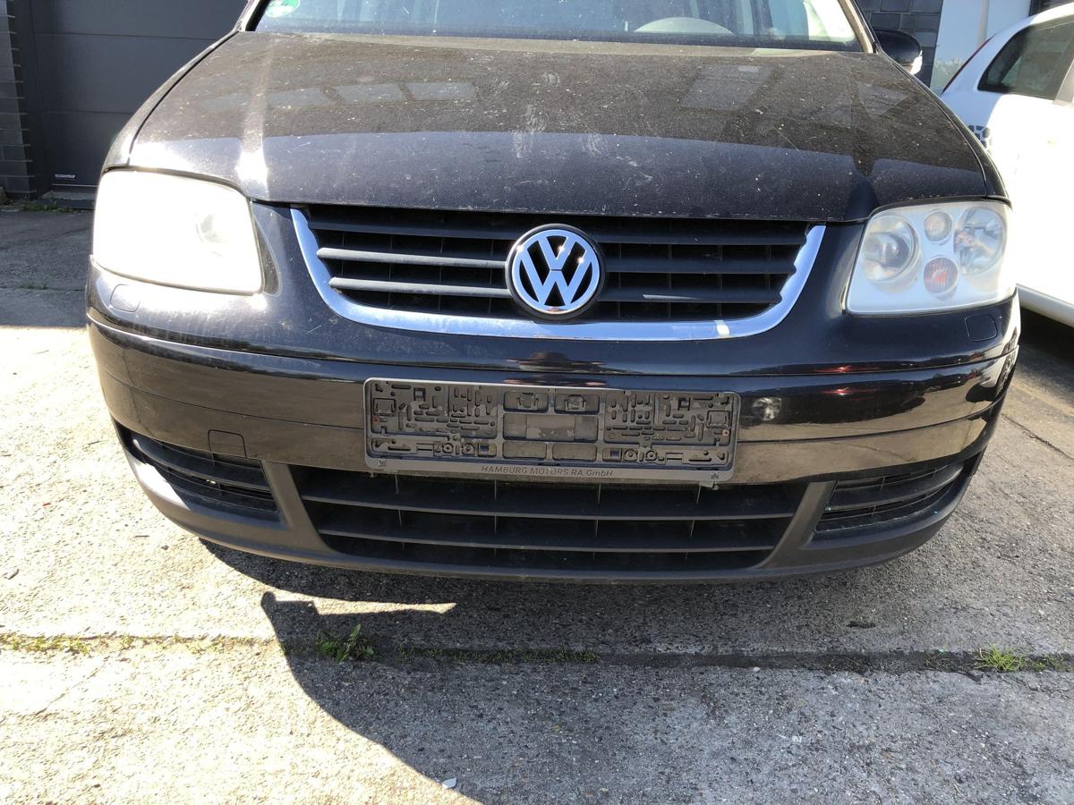 VW Touran 1T 1T1 Sto&szlig;f&auml;nger vorn Frontsch&uuml;rze f&uuml;r SRA LC9Z Black Magic Perl