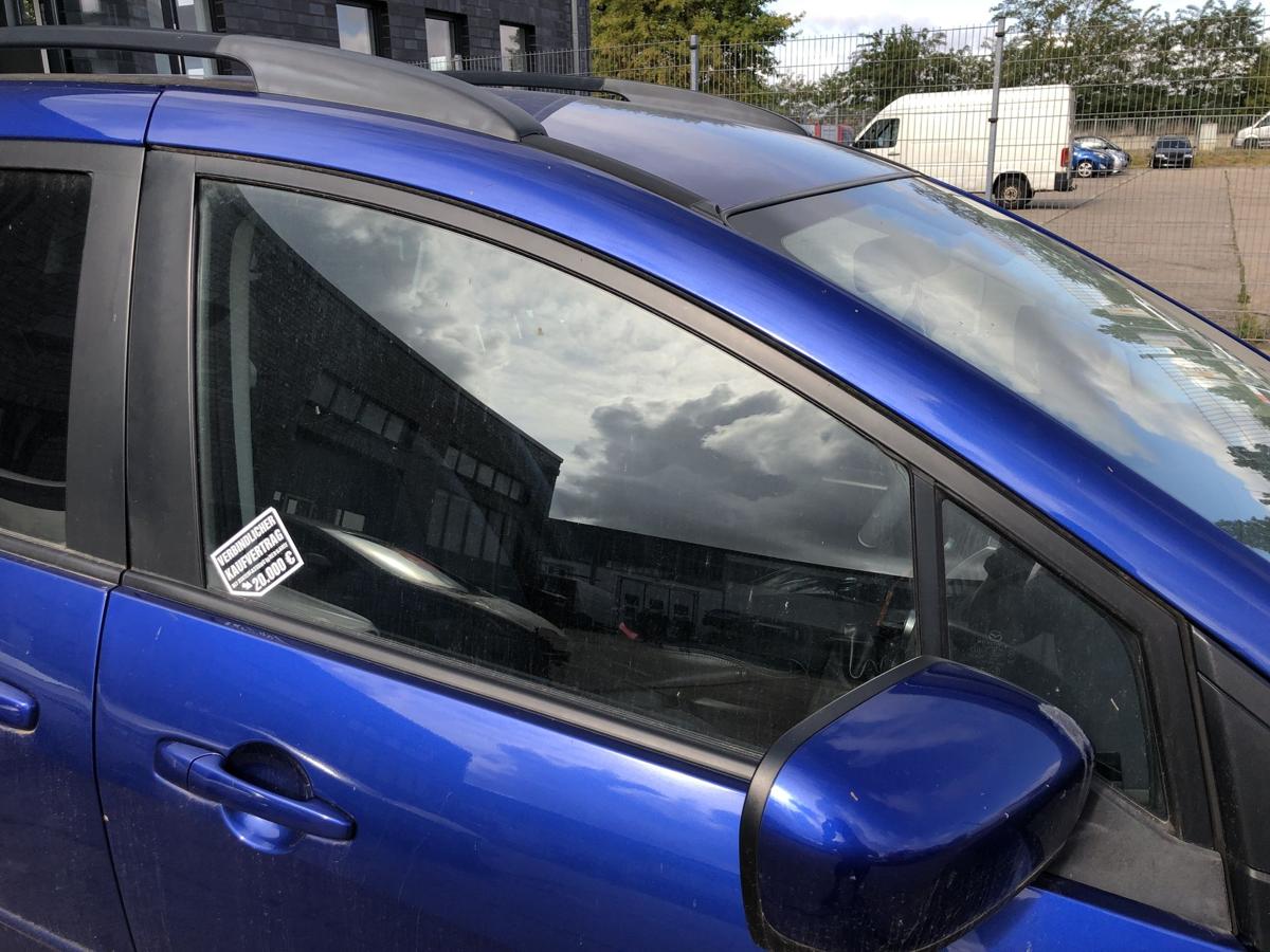 Mazda 5 CR ab 2008 Tür vorn rechts Beifahrertür im Rohbau 34J Aurora Blue