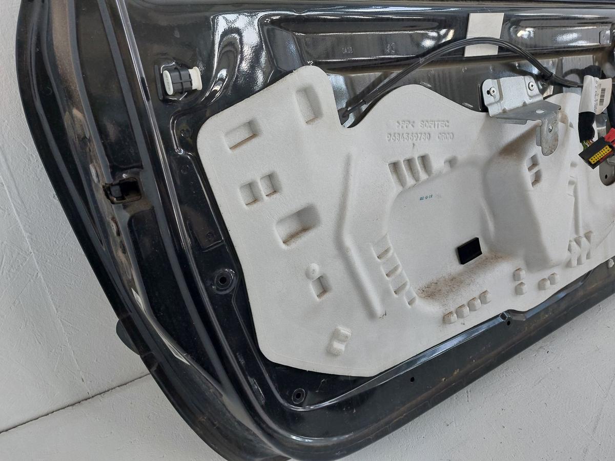 Peugeot 207 WA Tür vorn links 3 türer Fahrertür EXL schwarz