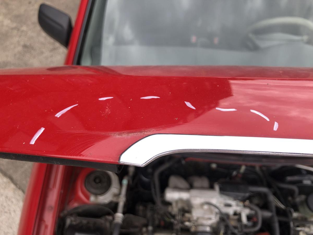 Mazda Demio DW Motorhaube Haube Klappe Deckel vorn Facelift rot ab 2000
