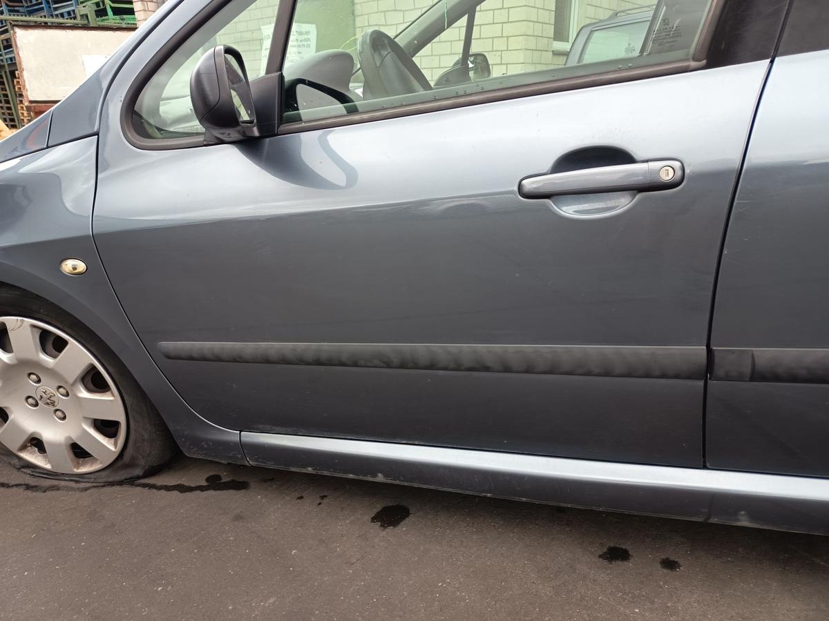 Peugeot 307 orig Tür vorn links Fahrertür 5türer EZW Eisengrau Bj 2005