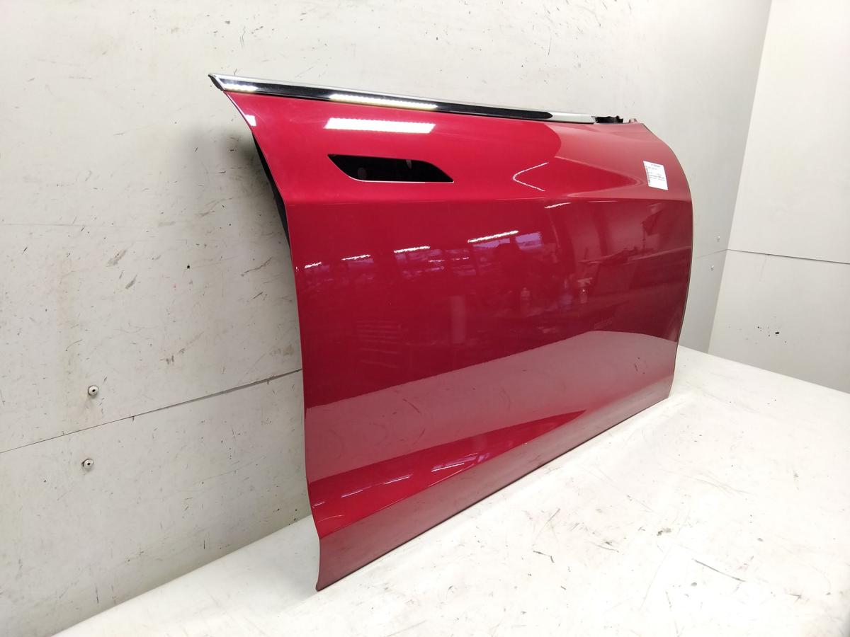 Tesla Model S T&uuml;r vorn rechts Beifahrert&uuml;r dunkelrotmet PPMR sunset red Bj.2019