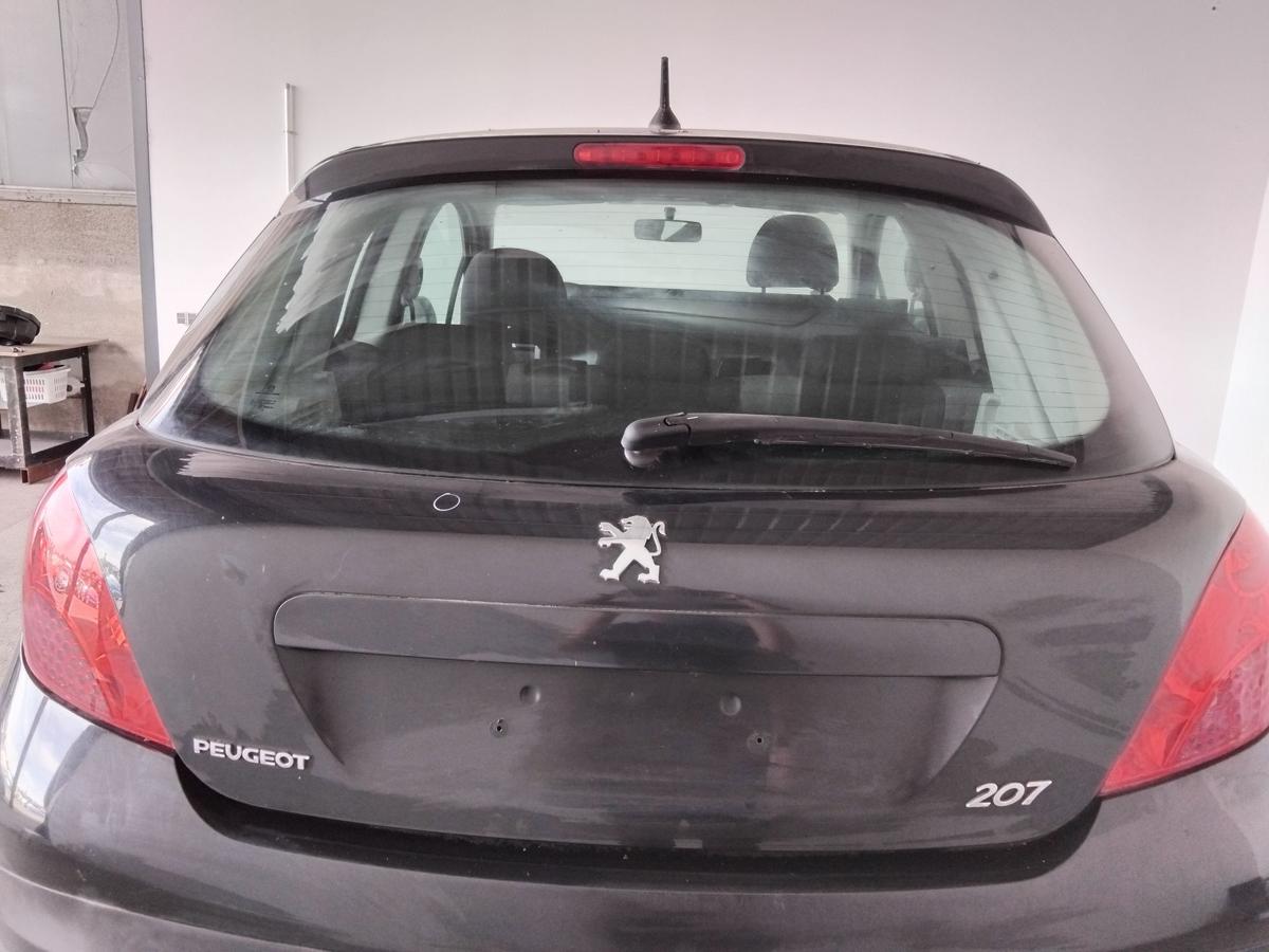 Peugeot 207 WA Heckklappe schwarzmet. EXL obsidien mit Scheibe BJ2009 Fließheck