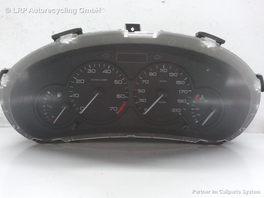 Peugeot 206 BJ2005 Tacho Kombiinstrument 9656696180 Jaeger