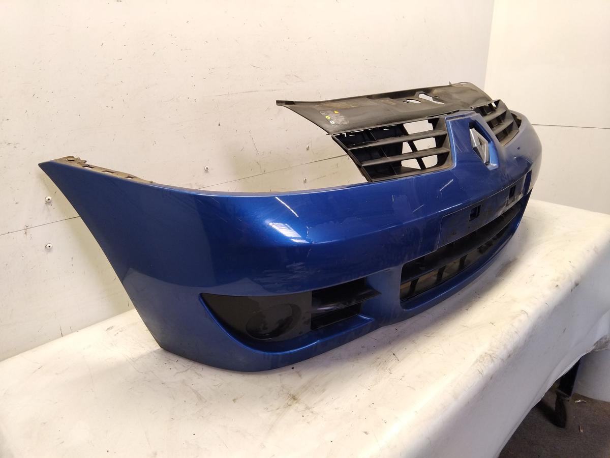 Renault Clio 2 Phase 4 Campus original Sto&szlig;stange Sto&szlig;f&auml;nger vorn BJ2007 RNA Bleu Extreme Nacre
