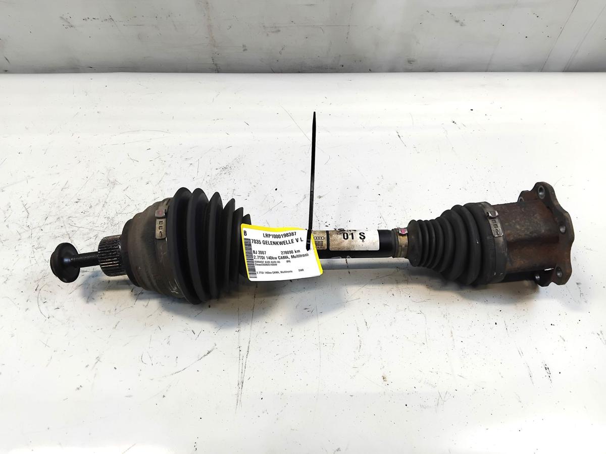 Audi A5 Coupe 8T Antriebswelle Gelenkwelle vorn links 2.7TDI Multitronic Bj.2007