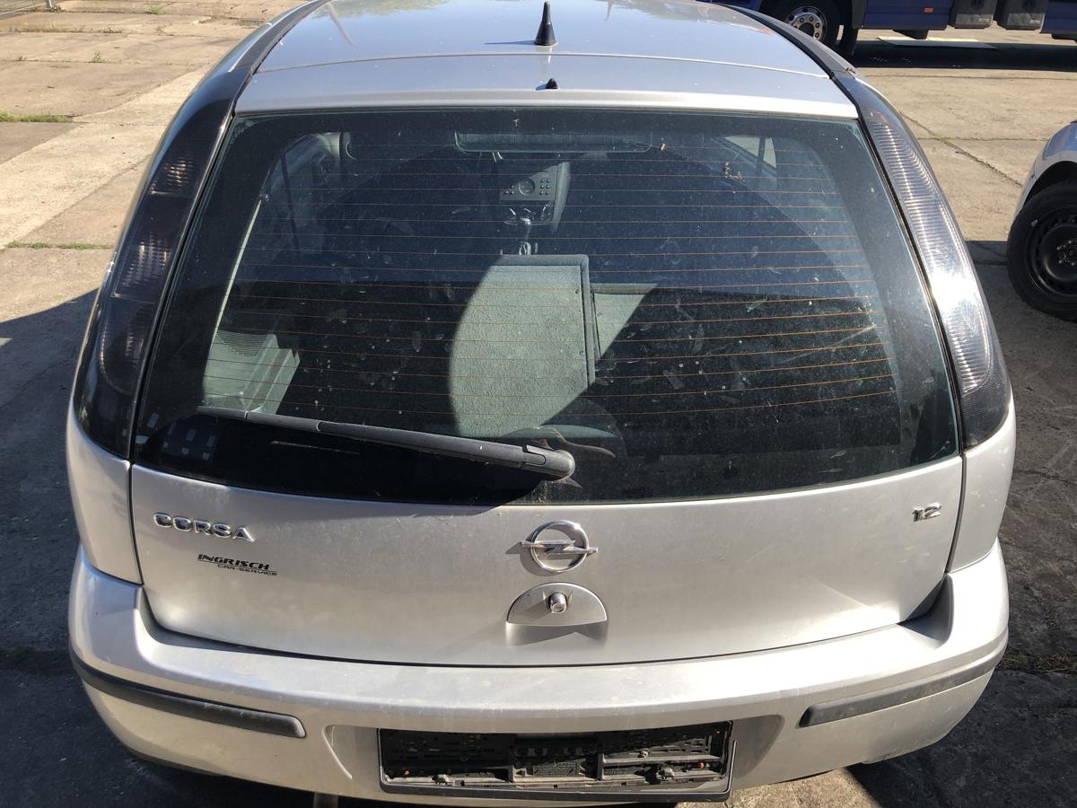 Opel Corsa C ab03 Heckklappe mit Scheibe Kofferklappe Heckdeckel Z157 Starsilber