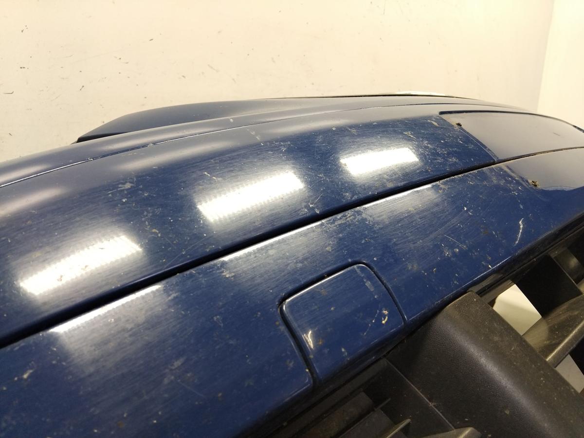 VW Touran 1T original Sto&szlig;stange Sto&szlig;f&auml;nger vorn mit SRA indienblau LL5M BJ2004