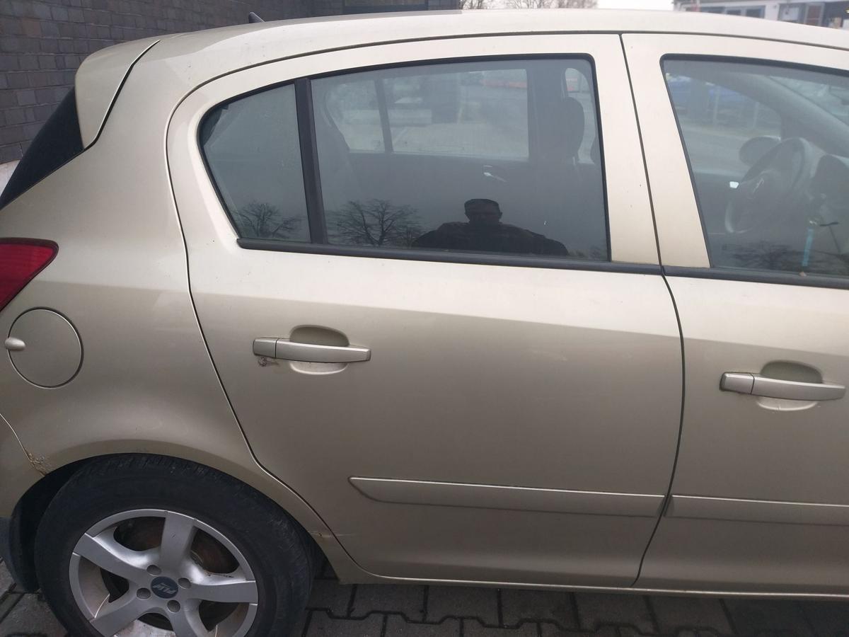 Opel Corsa D original Tür hinten rechts Champagnersilber Z40M Bj.2007