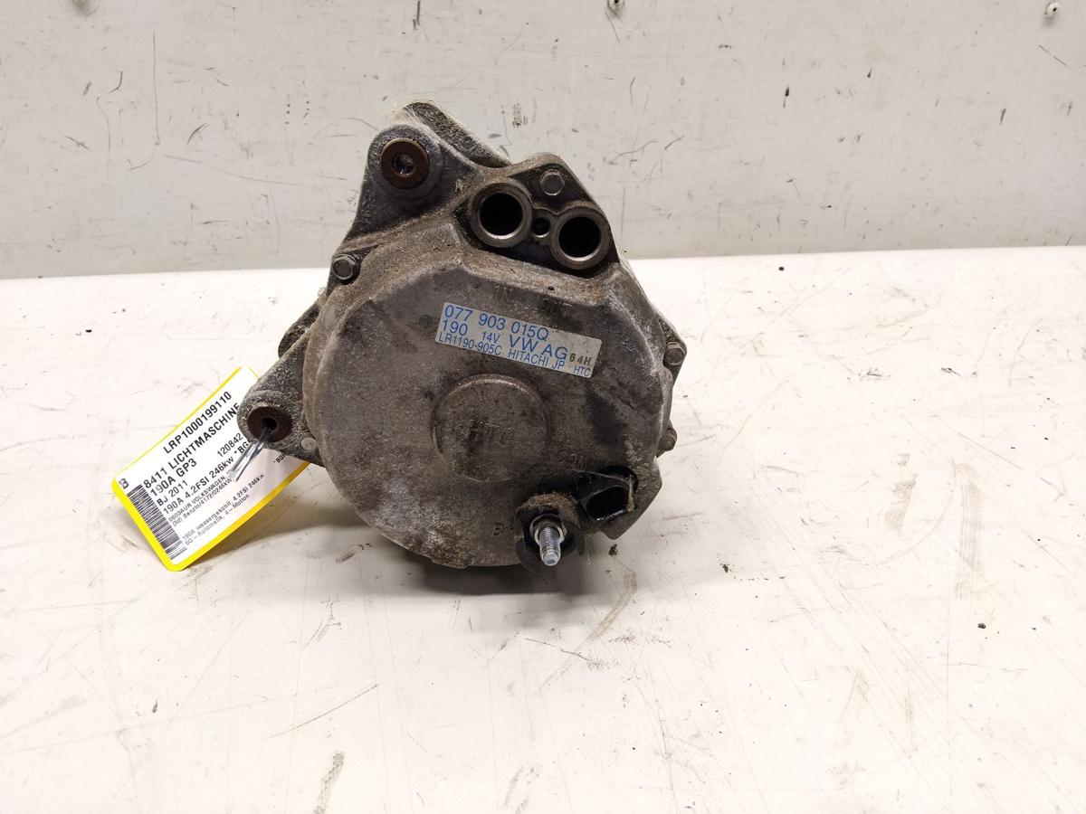 VW Phaeton GP3 original Lichtmaschine Generator 190A 077903015Q BJ2011 4.2FSI