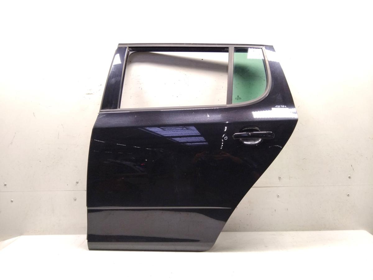 Skoda Fabia 2 Facelift T&uuml;r hinten links Limo Flie&szlig;heck LF9R Blackmagic BJ2014