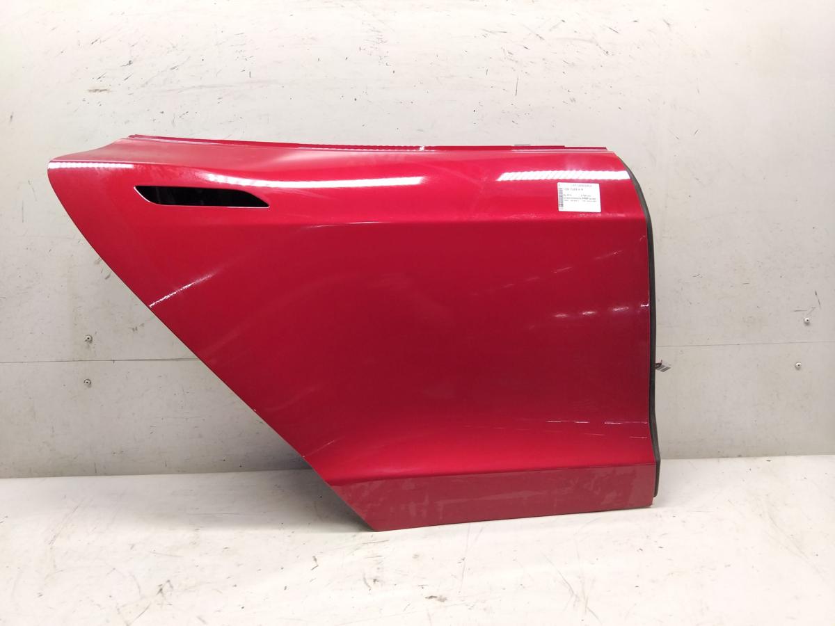 Tesla Model S T&uuml;r hinten rechts dunkelrotmetallic PPMR sunset red Bj.2019