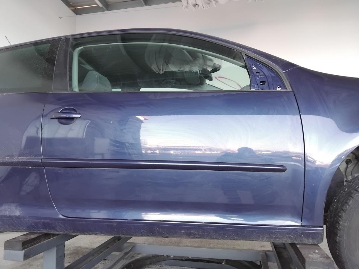 VW Golf 5 1K T&uuml;r vorn rechts Beifahrert&uuml;r 3-t&uuml;rig LD5Q Shadow Blue BJ2008