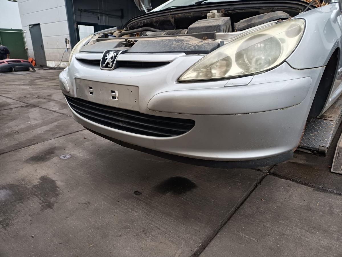 Peugeot 307CC Cabrio orig Stoßstange vorn Stoßfänger EZR Silbergrau Bj 2003