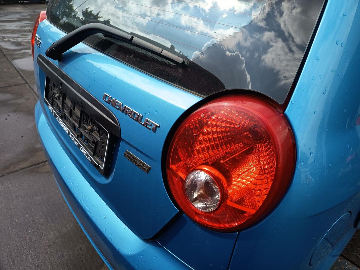 Chevrolet Matiz M200 orig Heckklappe Heckdeckel 12U Ocean Blue Metallic Bj 2008