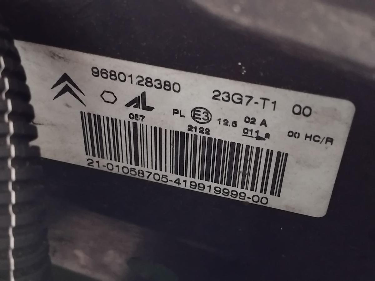 Citroen C2 original Scheinwerfer links 9680128380 AL Halogen mit LWR BJ2007