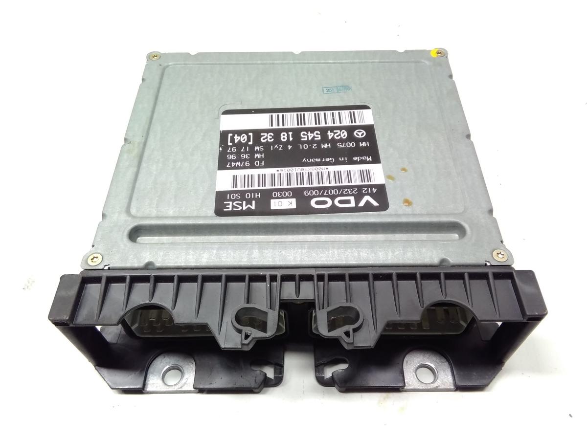 Mercedes Benz W210 E200 Steuerger&auml;t Motor A0245451832 2.0 100kw 111942 BJ1997