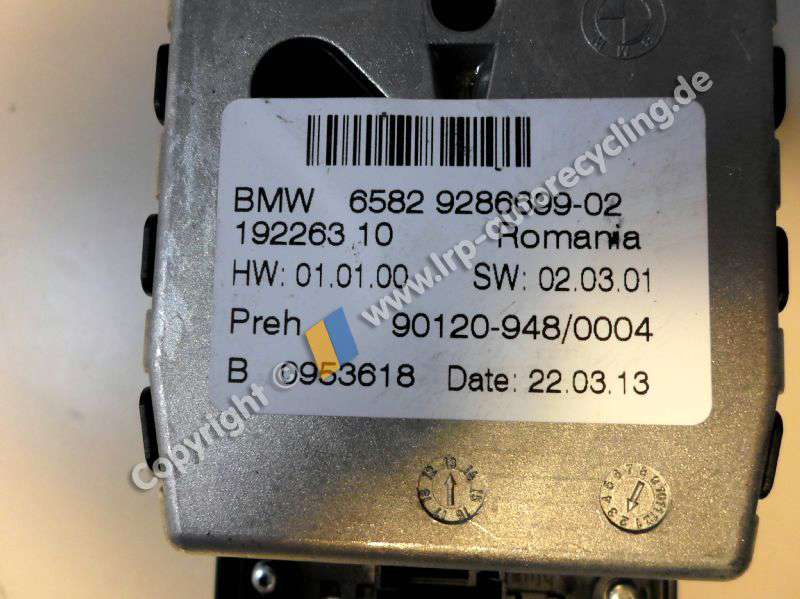 BMW 5er F10 original Bedienelement Mittelkonsole 65829286699