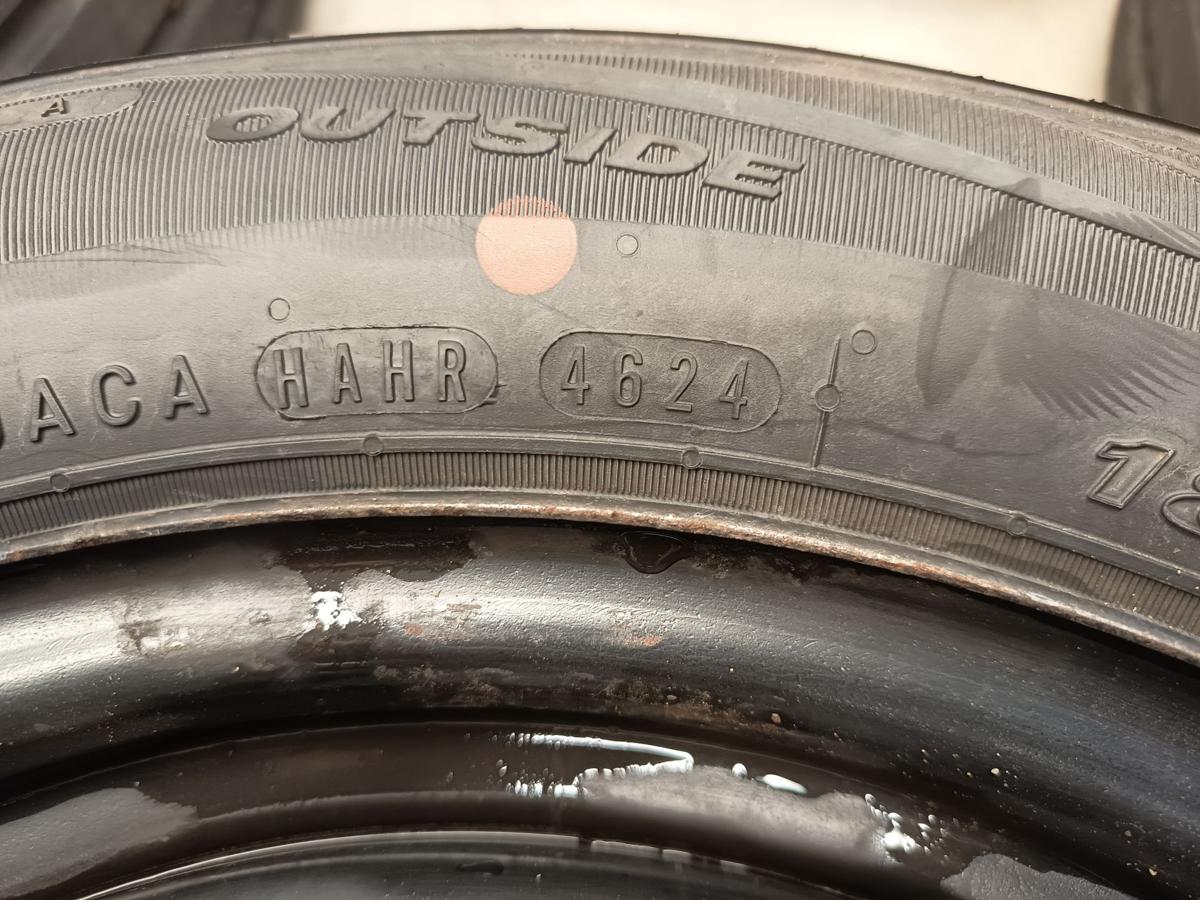 Opel Meriva A orig Satz Stahlfelgen 6x15 ET43 mit Reifen 1854/60R15 Bj 2003