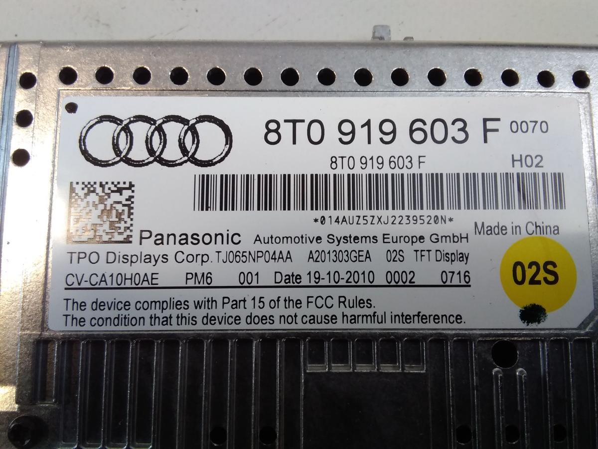 Audi A4 8K B8 original Display Multifunktionsanzeige 8T0057603F Bj.2010
