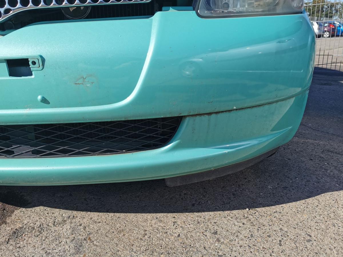 Toyota Yaris XP10 Stossstange Stossfänger Bumper vorn 764 Light Aqua Met bis 03