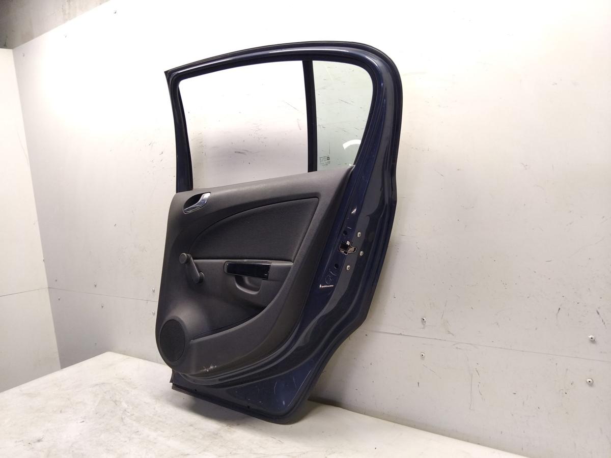 Opel Corsa D T&uuml;r hinten rechts metroblaumetallic Z168 Bj.2009