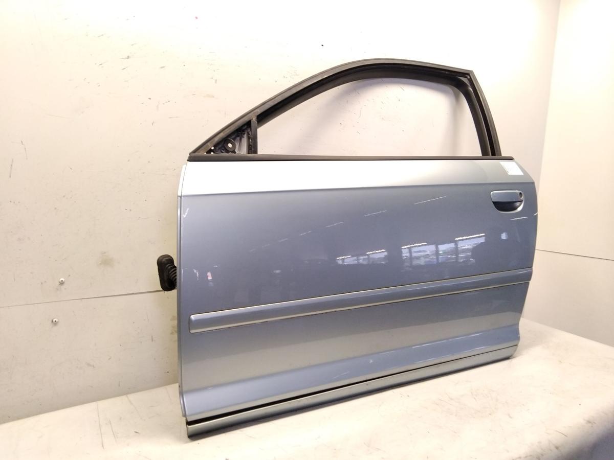 Audi A3 8P original Tür vorn links Fahrertür 3-türig kristallblaumet.LY7R BJ2003