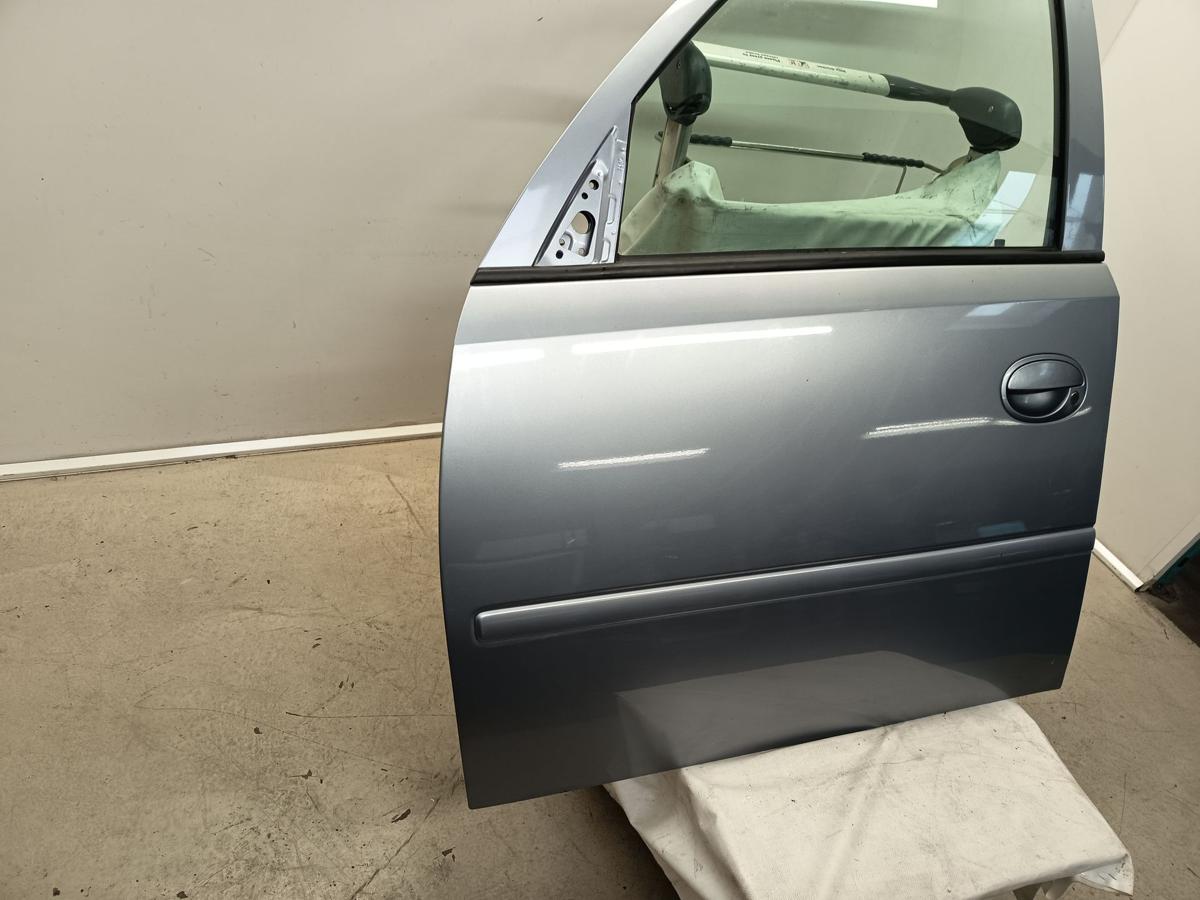 Opel Agila A Bj 2007 original Tür vorn links Fahrer Z163 Lichtsilbermetallic 4AU