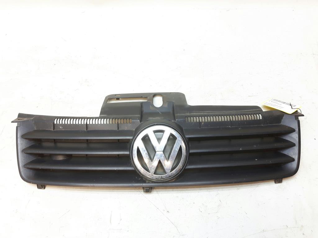 VW Polo 9N1 Grill Kühlergrill 6Q0853651C schwarz unlackiert BJ2002