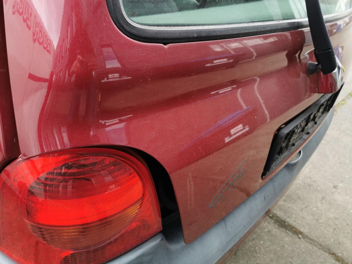 Renault Twingo C06 Heckklappe Klappe Deckel hinten mit Scheibe NV713 CHERRY RED