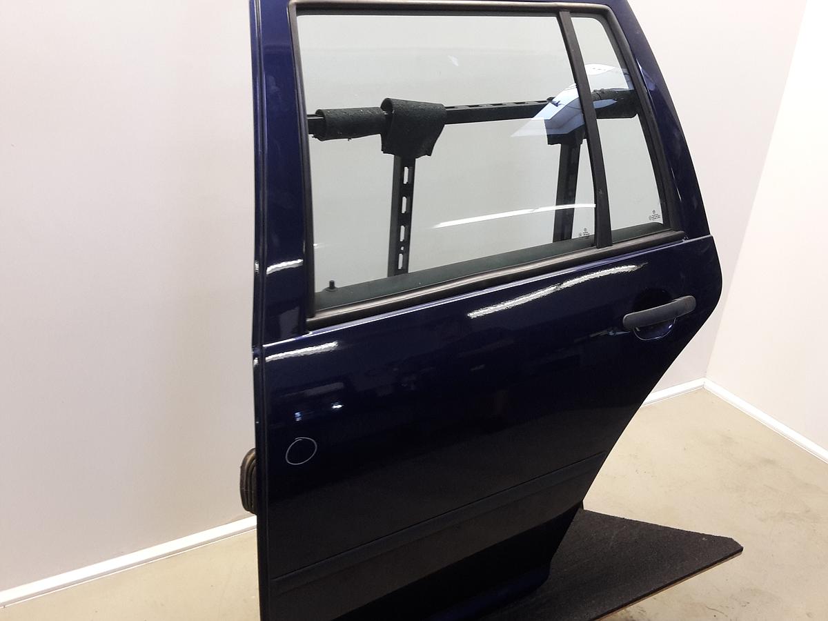 VW Golf IV 4 1J original T&uuml;r hinten links Fond LB5N Indigoblau Bj 2003