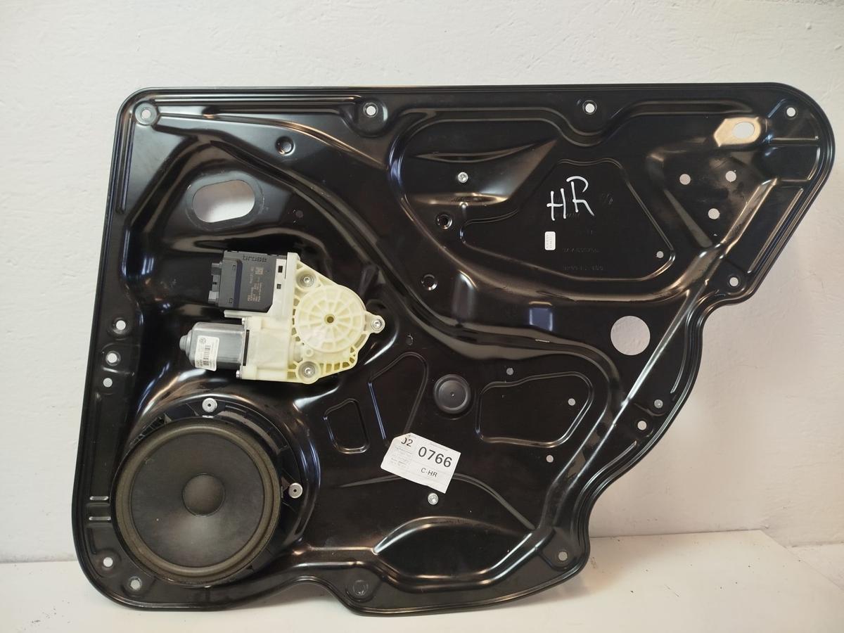 VW Passat 3C B7 Variant Fensterheber hinten rechts Motor Mechanik Grundplatte