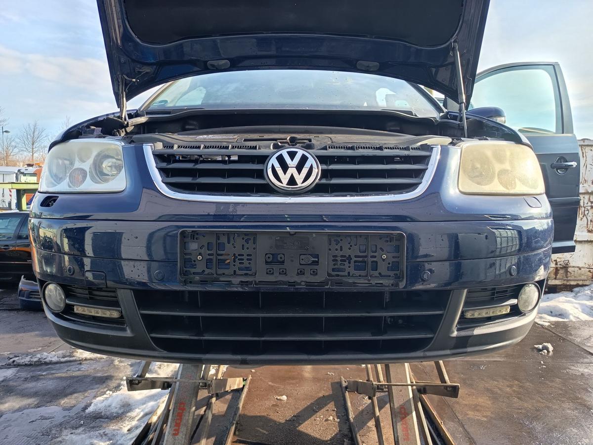 VW Touran 1T original Sto&szlig;stange F&auml;nger vorn/Front B5N Indigoblau Bj 2006