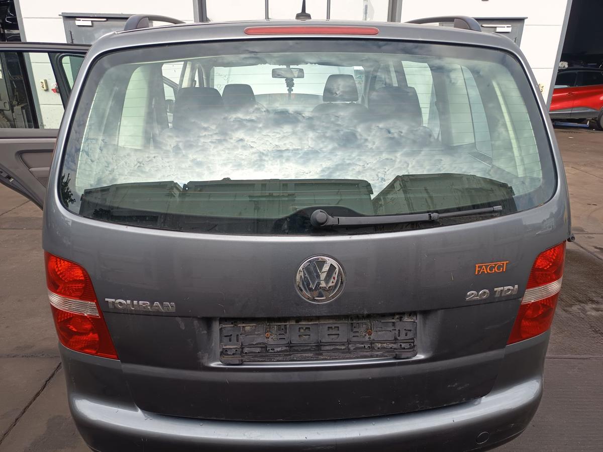 VW Touran 1T original Heckklappe mit Scheibe Rost D7X Platingrau Bj 2006