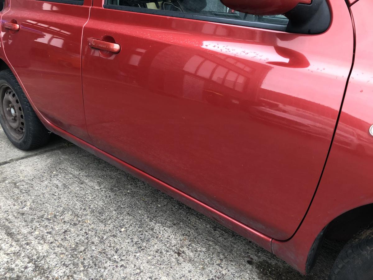Nissan Micra K12 Tür vorn rechts Beifahrertür 5 türer A32 Emotion Red Rohbau