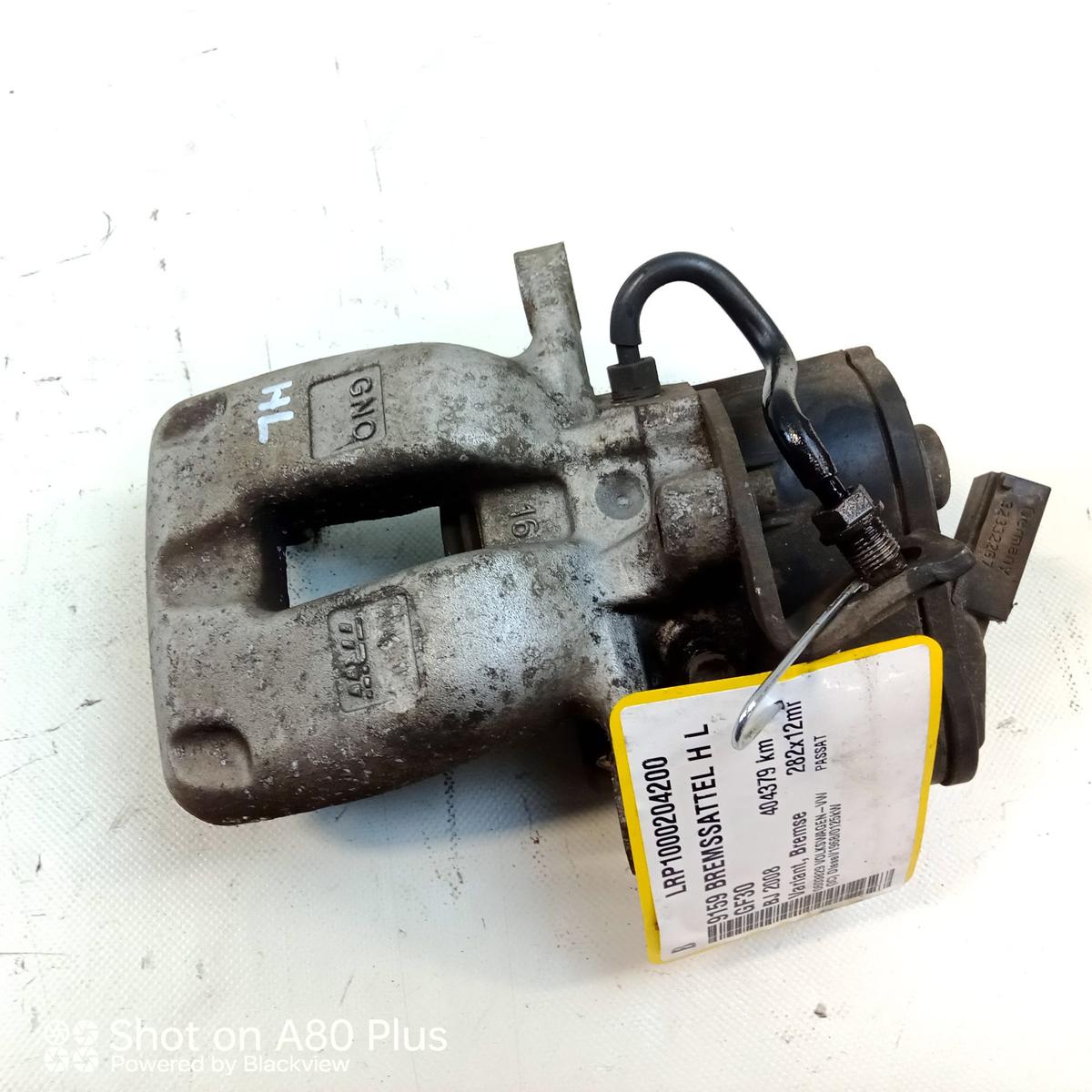 VW Passat 3C B6 Variant original Bremssattel Hinterachse links 282x12mm Bj.2009