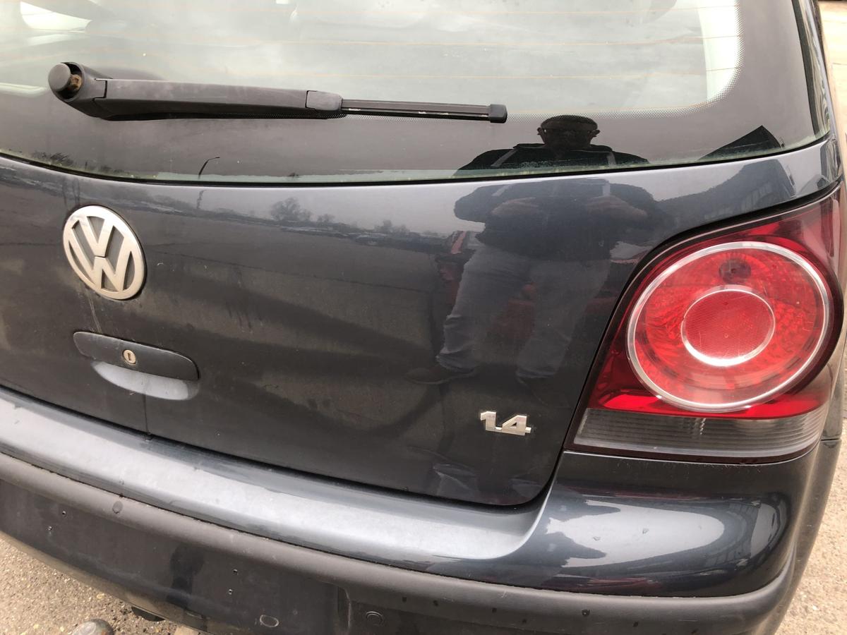 VW Polo 9N3 Heckklappe mit Heckscheibe Rohbau 3 und 5 t&uuml;rer LC7V grau