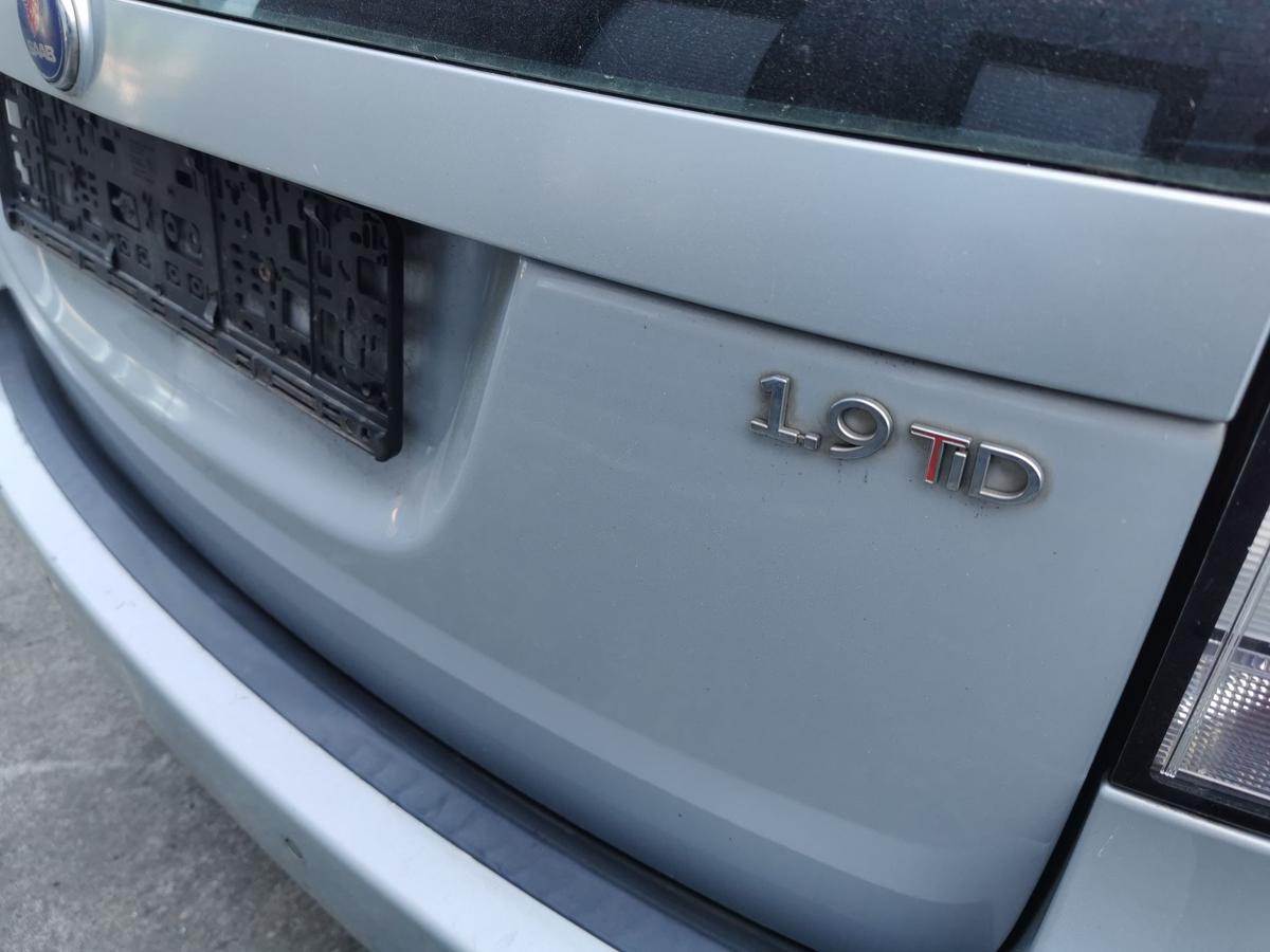 Saab 9-3 YS3 Kombi Heckklappe Klappe Deckel hinten 309 Kristallsilber met Rohbau