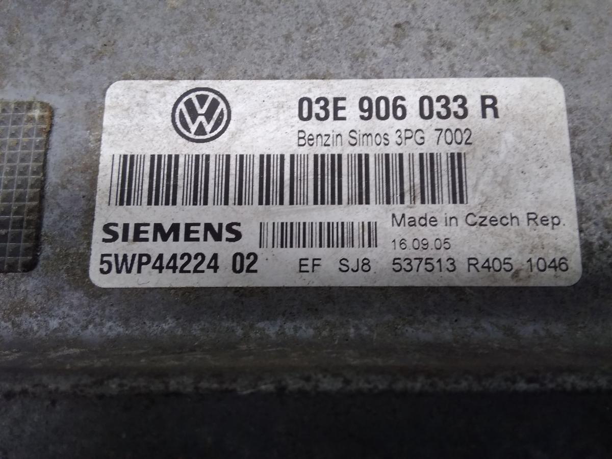 VW Polo 9N3 Steuerger&auml;t Motor 03E906033R 5WP4422402 SIEMENS BJ2005