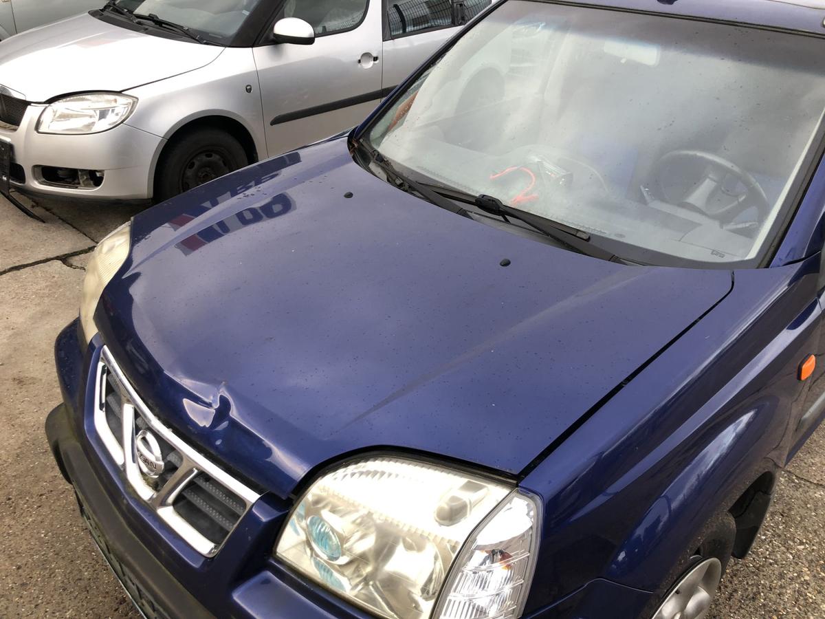 Nissan X-Trail T30 Motorhaube Haube Motorklappe beschädigt BW6 Dark Blue Perl